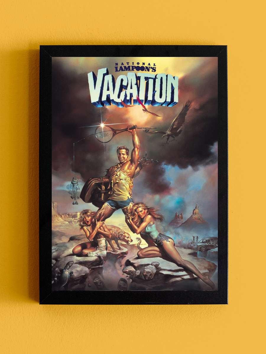 National Lampoon's Vacation -… - Hero Film Poster Tablo Siyah Çerçeveli Yüksek Kalite Film Duvar Tablo