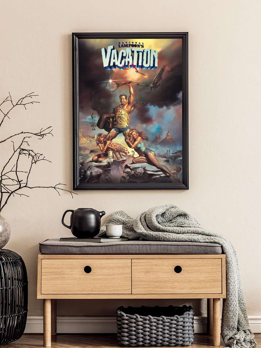 National Lampoon's Vacation -… - Hero Film Poster Tablo Siyah Çerçeveli Yüksek Kalite Film Duvar Tablo