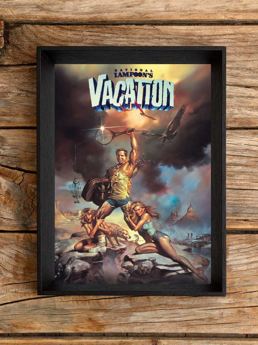 National Lampoon's Vacation -… - Hero Film Poster Tablo Siyah Çerçeveli Yüksek Kalite Film Duvar Tablo