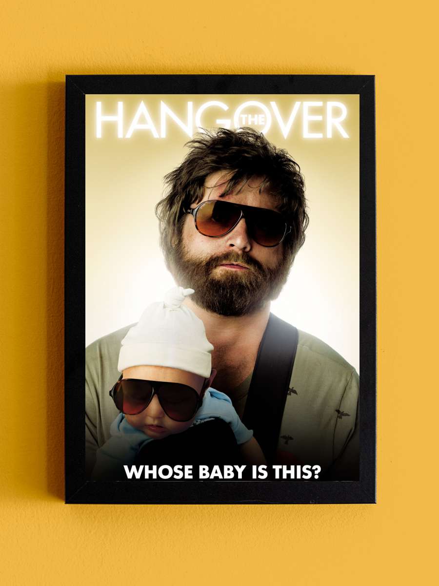 The Hangover - Whose Baby is… is this? Film Poster Tablo Siyah Çerçeveli Yüksek Kalite Film Duvar Tablo