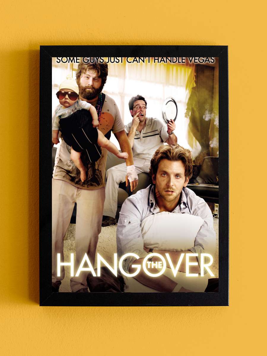 The Hangover - Las Vegas Film Poster Tablo Siyah Çerçeveli Yüksek Kalite Film Duvar Tablo