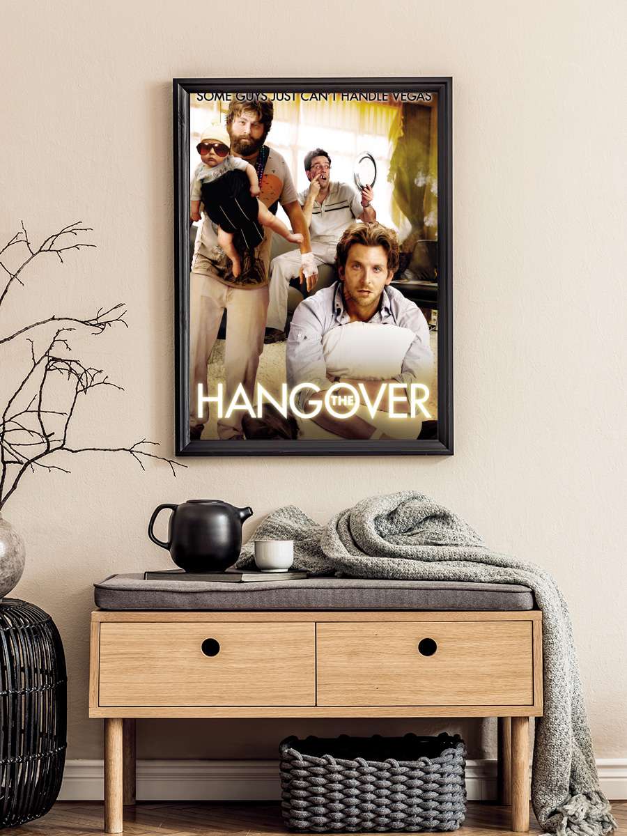 The Hangover - Las Vegas Film Poster Tablo Siyah Çerçeveli Yüksek Kalite Film Duvar Tablo