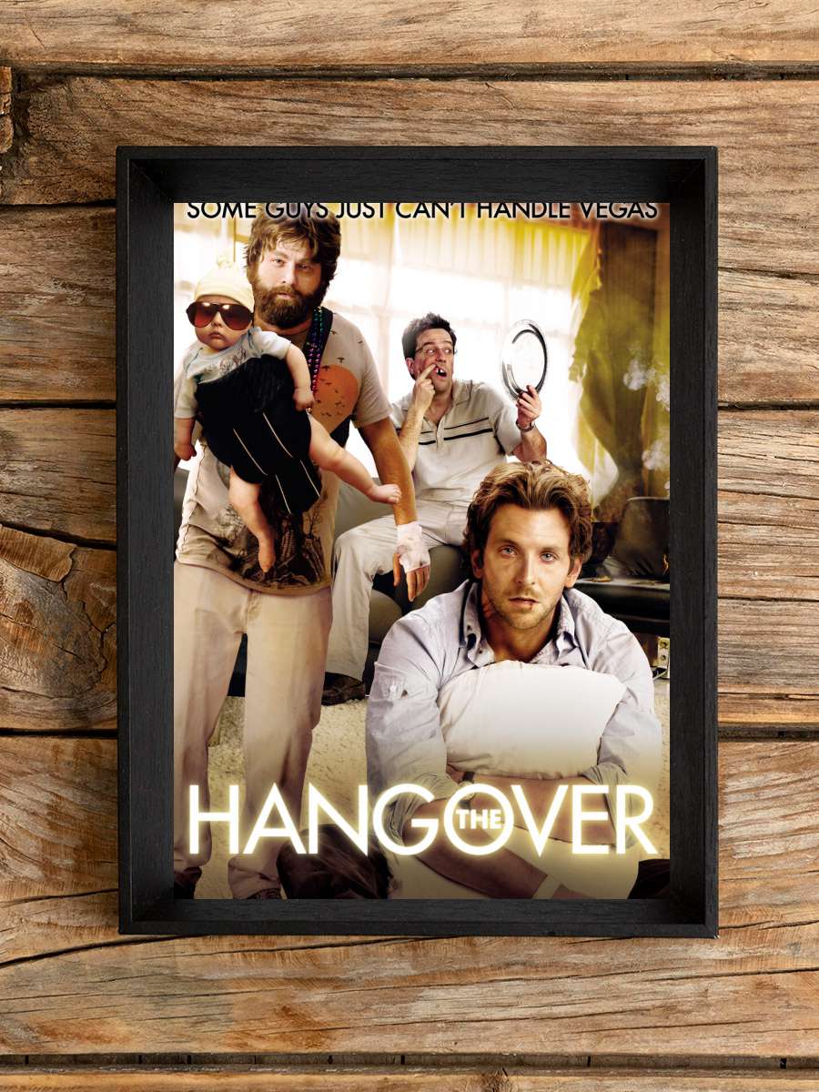 The Hangover - Las Vegas Film Poster Tablo Siyah Çerçeveli Yüksek Kalite Film Duvar Tablo