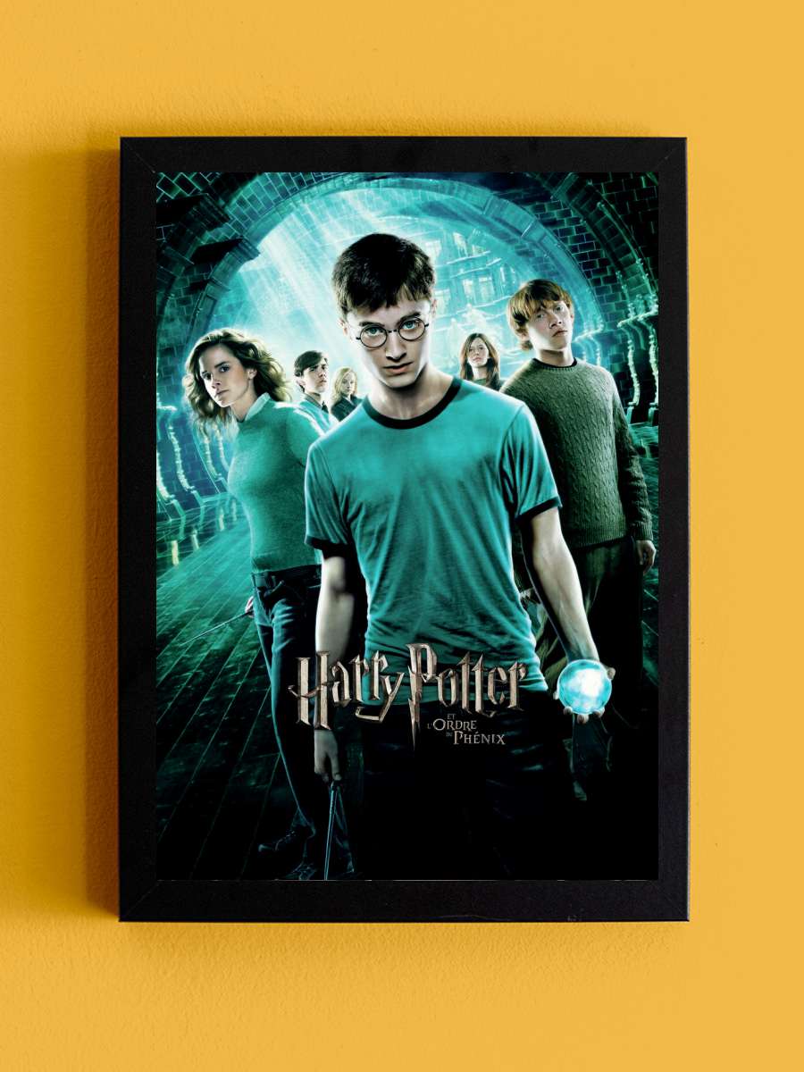 Harry Potter - Order of the… the Phoenix Film Poster Tablo Siyah Çerçeveli Yüksek Kalite Film Duvar Tablo