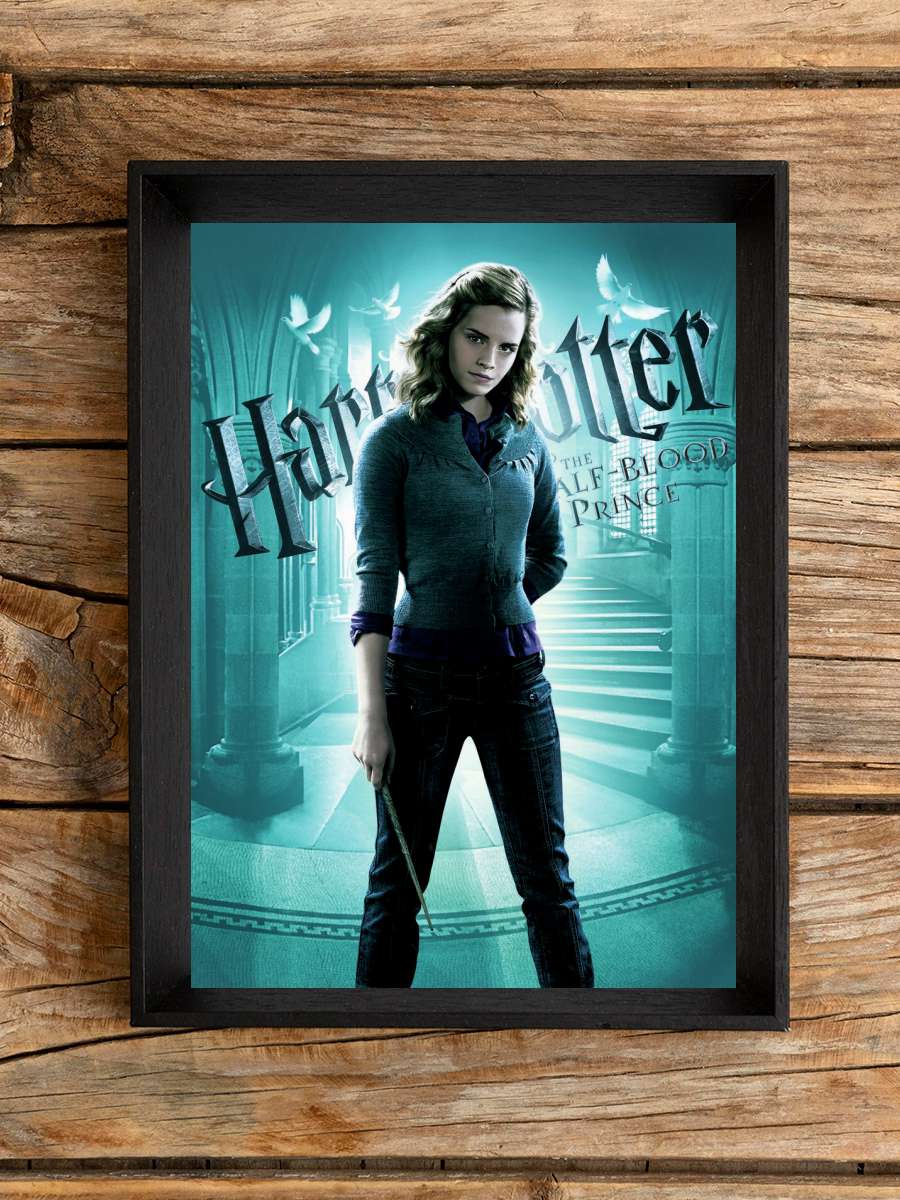 Harry Potter - Half-Blood Prince Film Poster Tablo Siyah Çerçeveli Yüksek Kalite Film Duvar Tablo