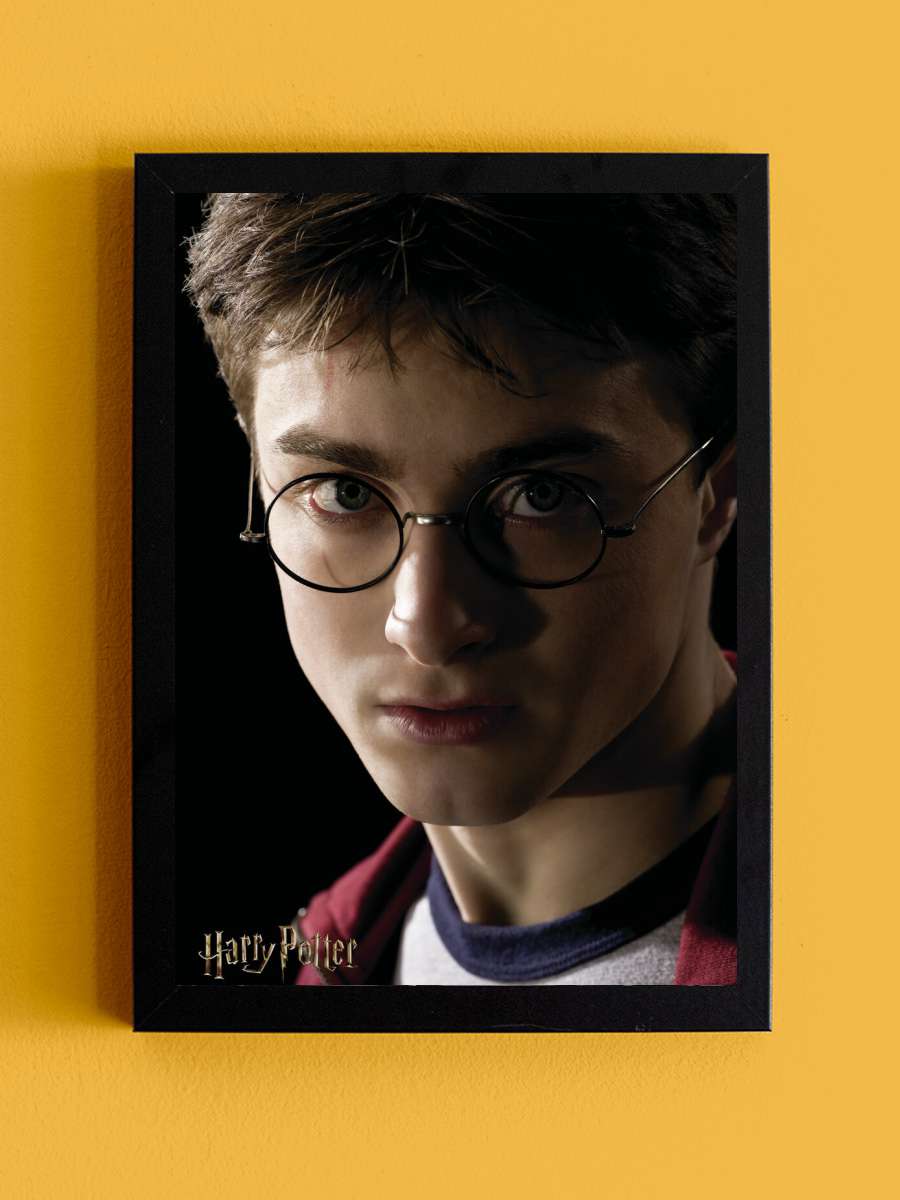 Harry Potter - Portrait Film Poster Tablo Siyah Çerçeveli Yüksek Kalite Film Duvar Tablo