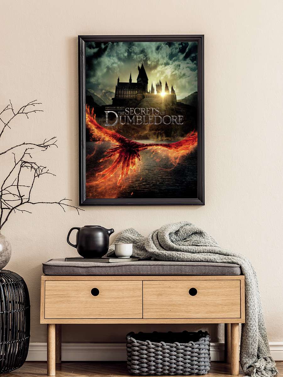 Fantastic Beasts - The secrets… secrets of Dumbledore Film Poster Tablo Siyah Çerçeveli Yüksek Kalite Film Duvar Tablo