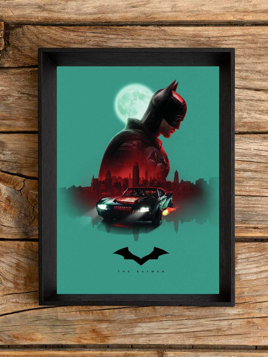 The Batman - Live by night Film Poster Tablo Siyah Çerçeveli Yüksek Kalite Film Duvar Tablo