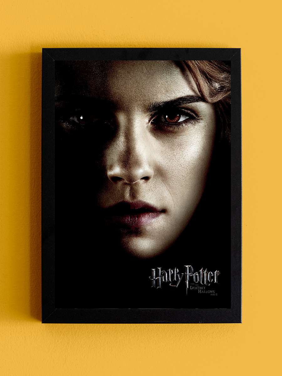 Harry Potter - Hermione Film Poster Tablo Siyah Çerçeveli Yüksek Kalite Film Duvar Tablo