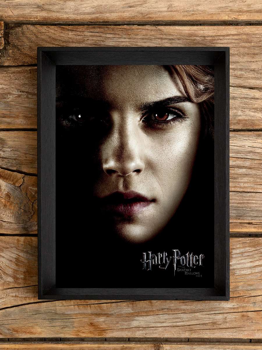 Harry Potter - Hermione Film Poster Tablo Siyah Çerçeveli Yüksek Kalite Film Duvar Tablo