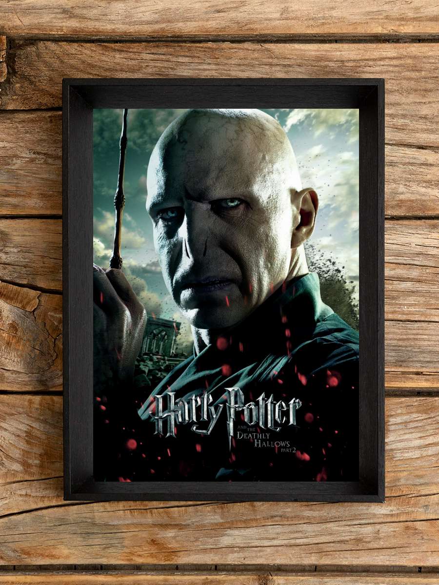 Voldemort  Film Poster Tablo Siyah Çerçeveli Yüksek Kalite Film Duvar Tablo