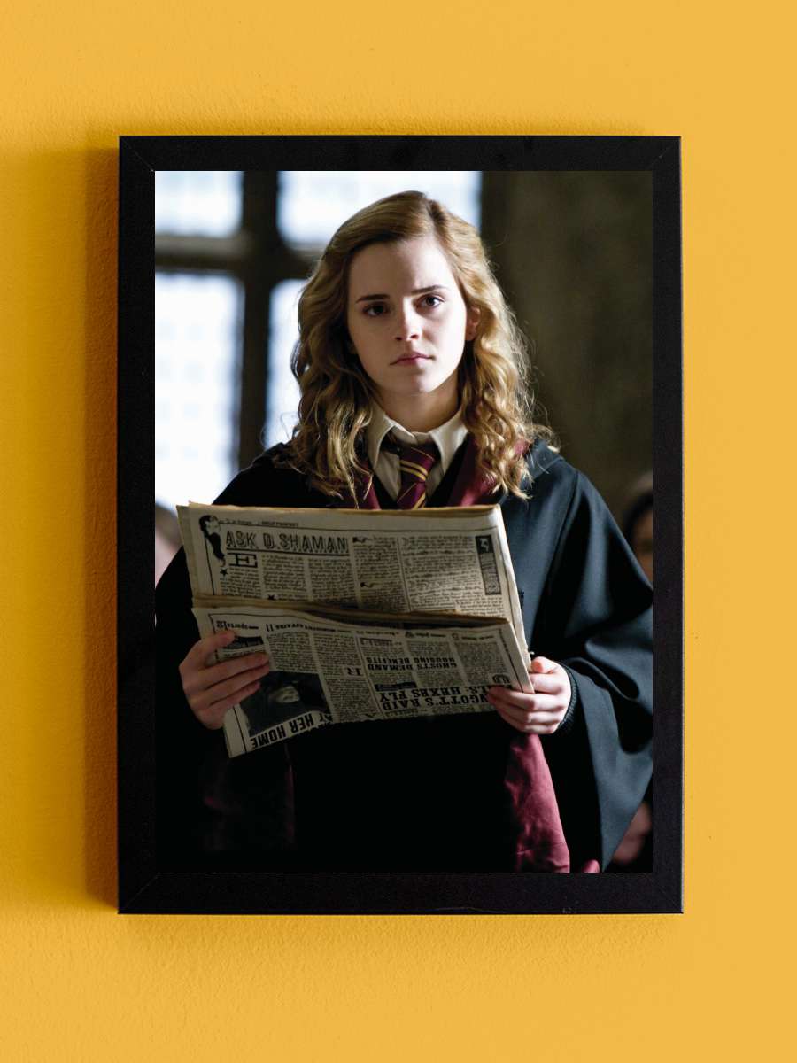 Harry Potter - Hermione Film Poster Tablo Siyah Çerçeveli Yüksek Kalite Film Duvar Tablo