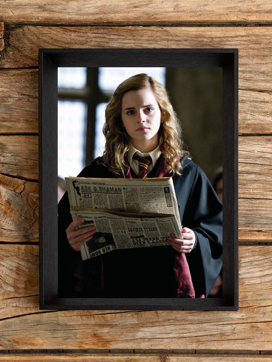 Harry Potter - Hermione Film Poster Tablo Siyah Çerçeveli Yüksek Kalite Film Duvar Tablo