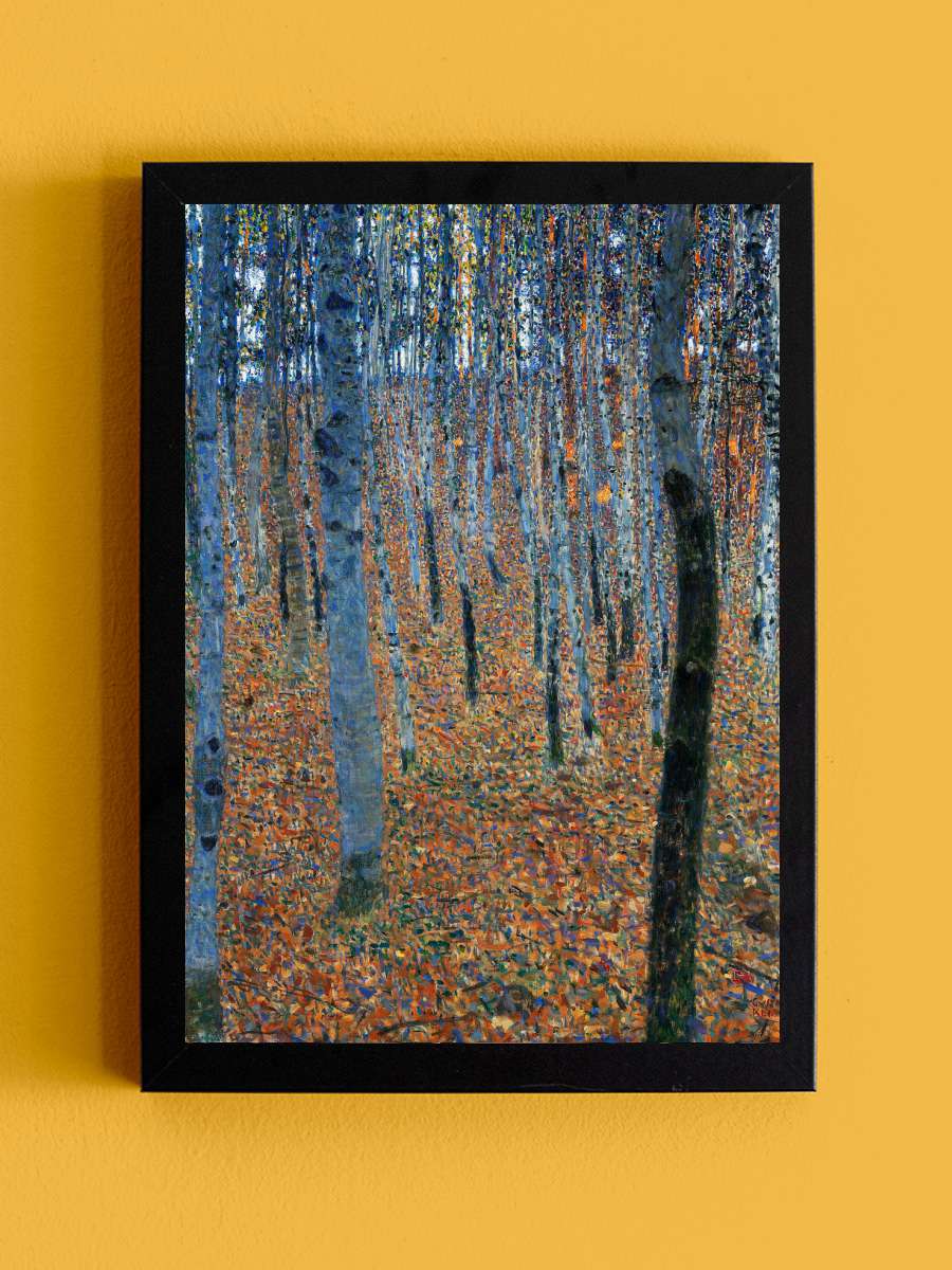 Beech Grove (Vintage Trees) -… - Gustav Klimt Sanatsal Modern Tablo Siyah Çerçeveli Poster Modern Duvar Tablo