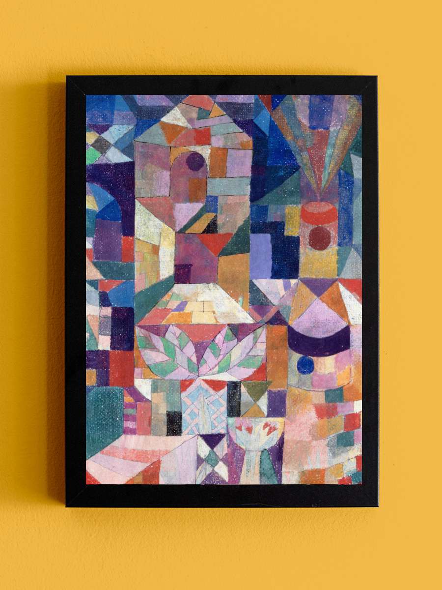 Distressed Castle Garden - Paul… Paul Klee Sanatsal Modern Tablo Siyah Çerçeveli Poster Modern Duvar Tablo