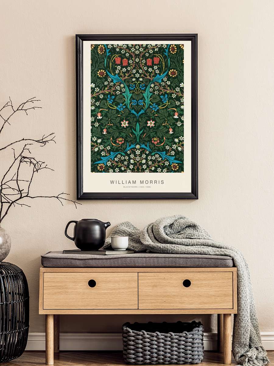 Blackthorn (Special Edition… Edition Classic Vintage Pattern) -… Sanatsal Modern Tablo Siyah Çerçeveli Poster Modern Duvar Tablo