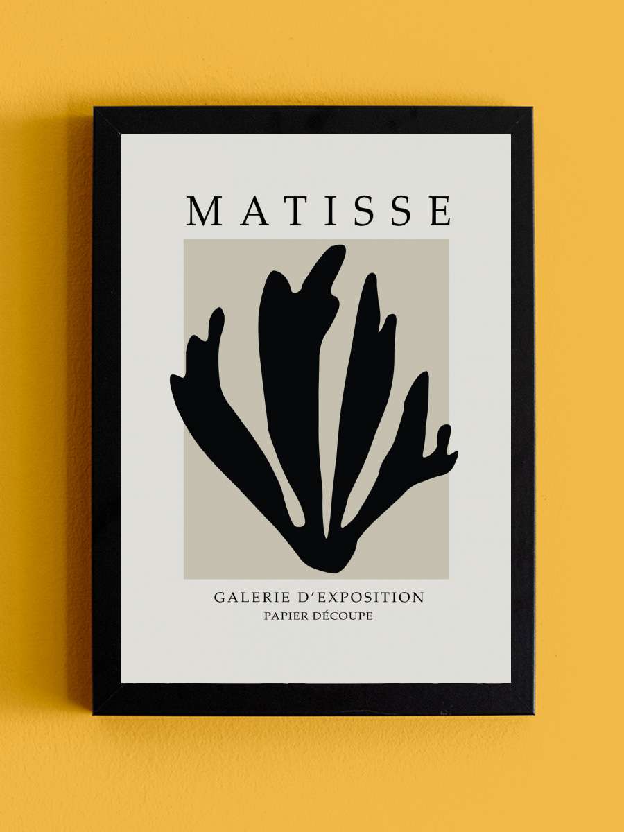 Henri Matisse Galerie D… D'Exposition Sanatsal Modern Tablo Siyah Çerçeveli Poster Modern Duvar Tablo