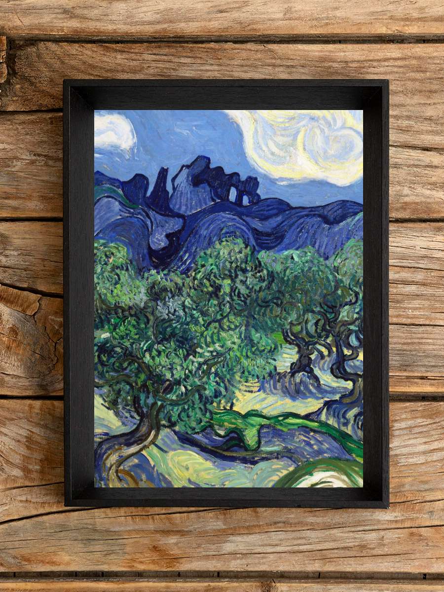 The Olive Trees (Portrait… (Portrait Edition) - Vincent van Gogh Sanatsal Modern Tablo Siyah Çerçeveli Poster Modern Duvar Tablo