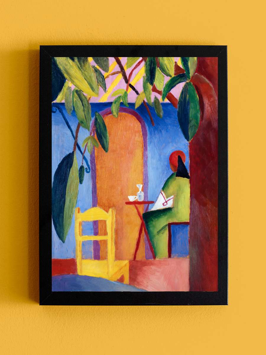 Turkish Cafe No.2 (Abstract… (Abstract Bistro Painting) - August… Sanatsal Modern Tablo Siyah Çerçeveli Poster Modern Duvar Tablo