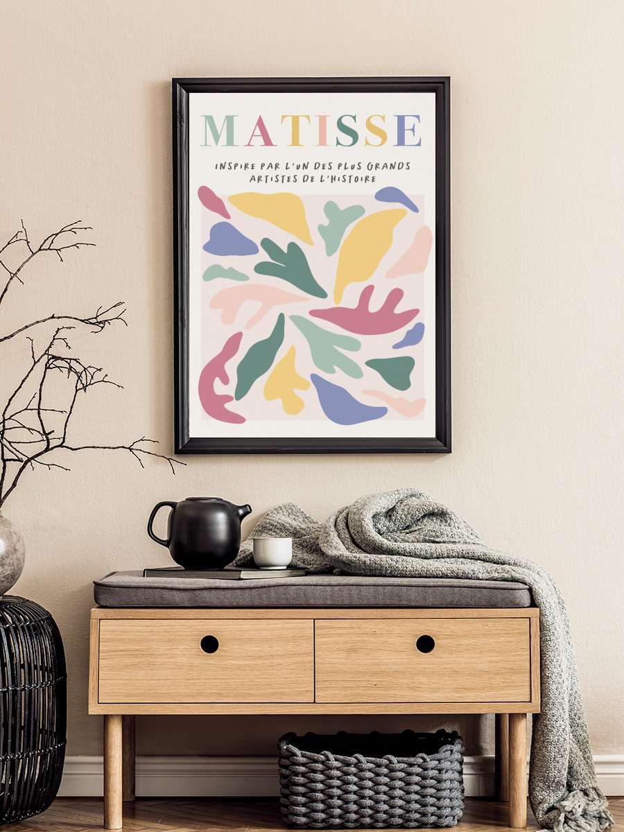 Danish Pastel Cut Out Abstract… Abstract Pattern (3/3) - Henri… Sanatsal Modern Tablo Siyah Çerçeveli Poster Modern Duvar Tablo