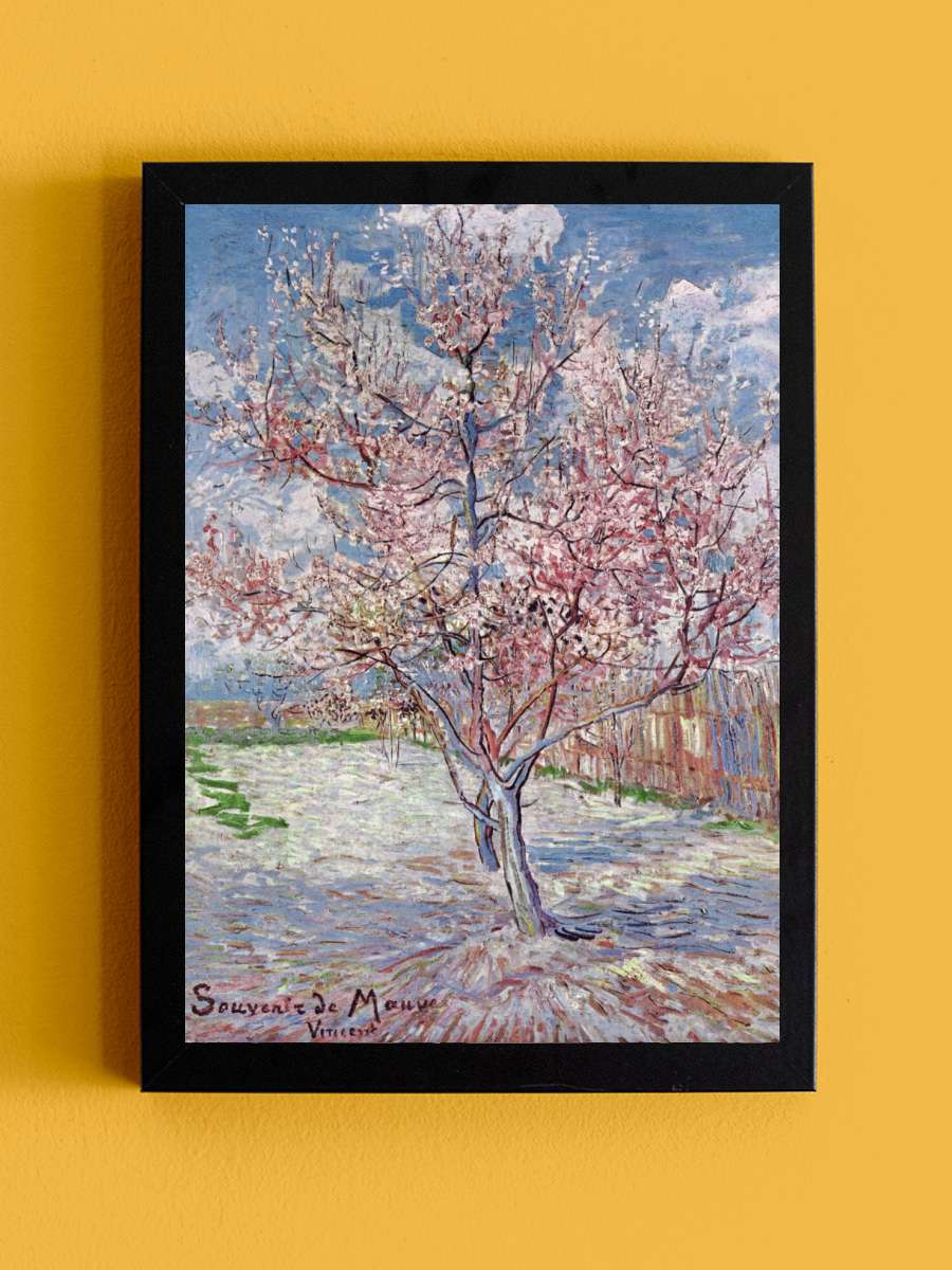 Souvenir de Mauve - Pink Peach Tree in Blossom,… Sanatsal Modern Tablo Siyah Çerçeveli Poster Modern Duvar Tablo