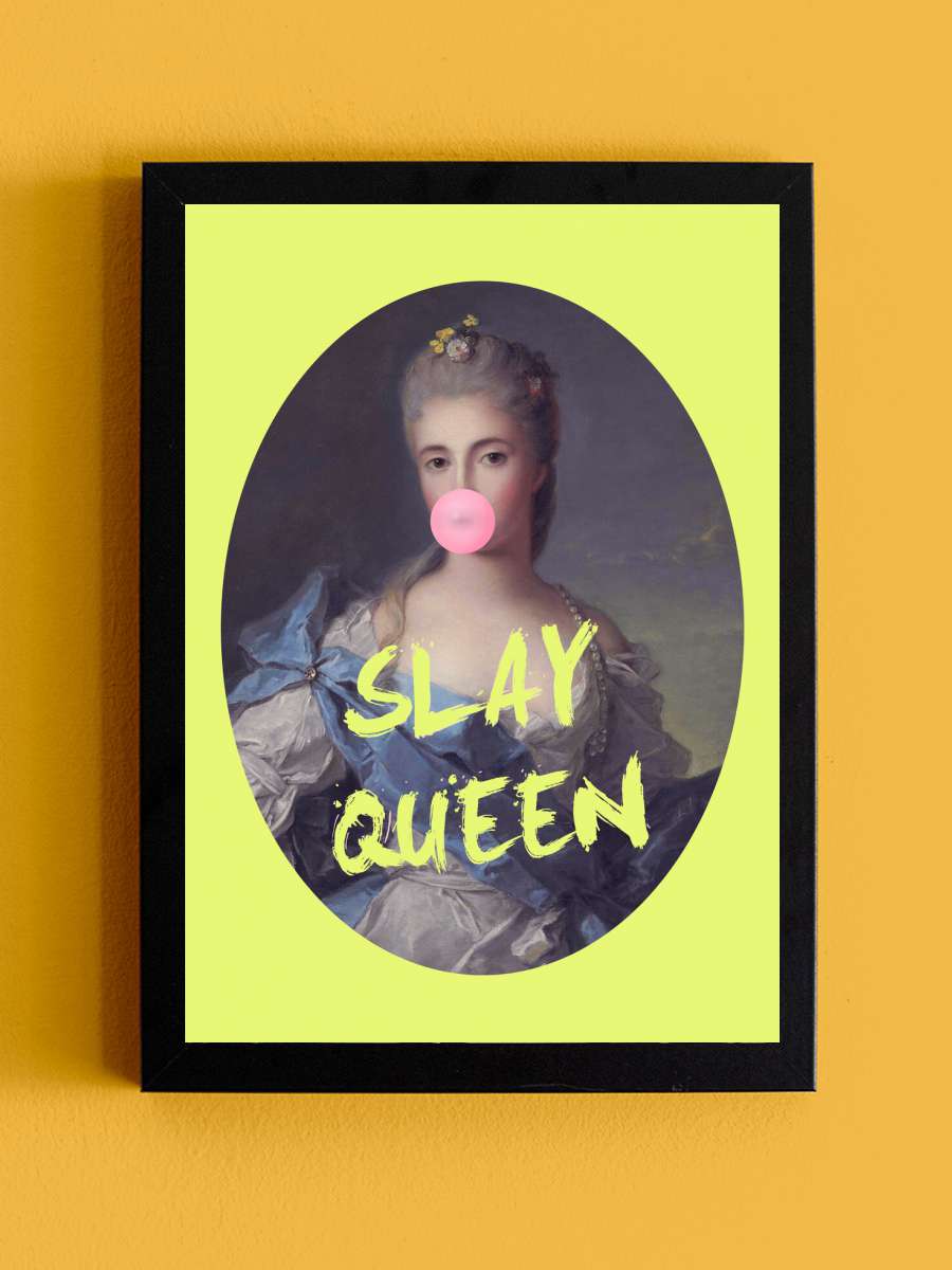 Slayqueenyellow Ratioiso Sanatsal Modern Tablo Siyah Çerçeveli Poster Modern Duvar Tablo