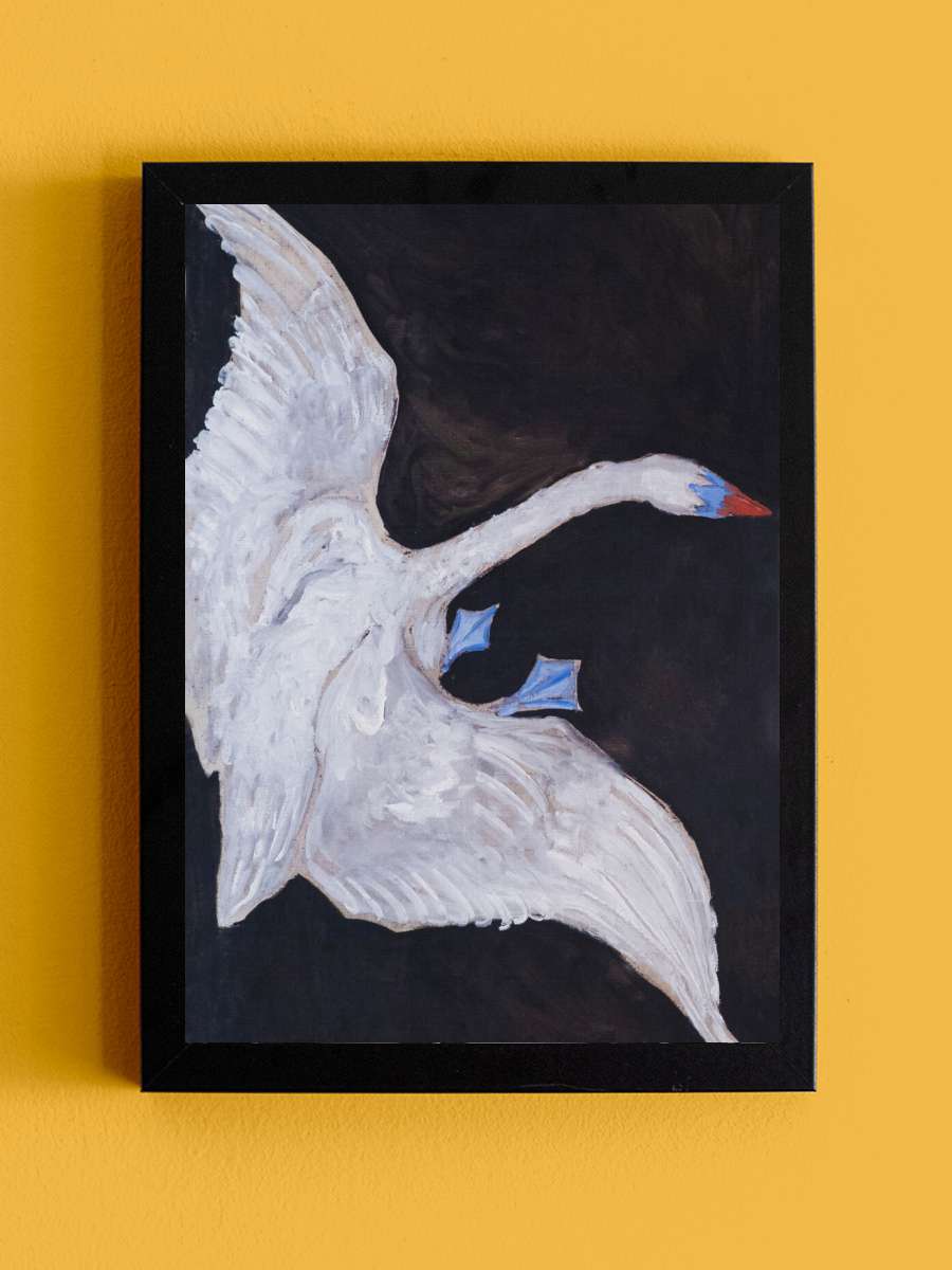 The White Swan (1 of 2) - Hilma… Hilma af Klint Sanatsal Modern Tablo Siyah Çerçeveli Poster Modern Duvar Tablo