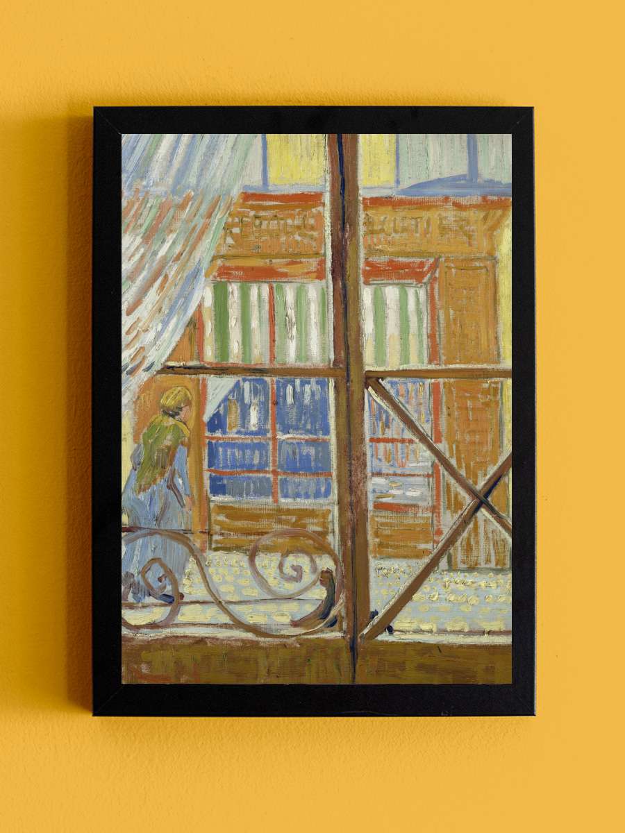 The Shop Window - Vincent van… van Gogh Sanatsal Modern Tablo Siyah Çerçeveli Poster Modern Duvar Tablo