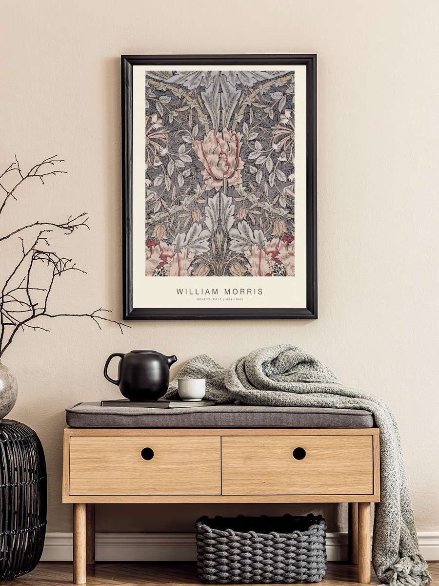 Honeysuckle (Special Edition… Edition Classic Vintage Pattern) … Sanatsal Modern Tablo Siyah Çerçeveli Poster Modern Duvar Tablo