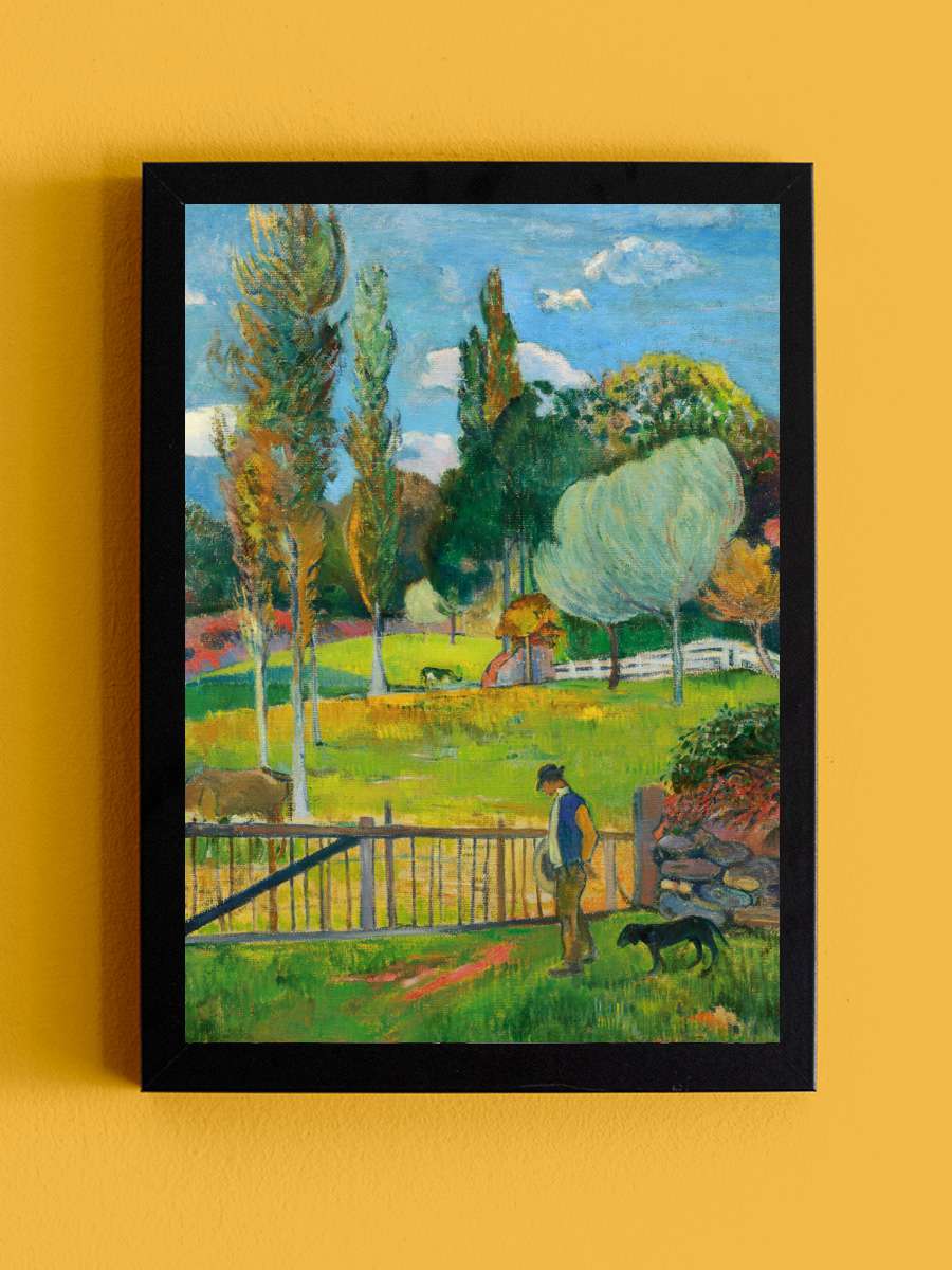 A Walk in The Park (Vintage… (Vintage Landscape) - Paul Gauguin Sanatsal Modern Tablo Siyah Çerçeveli Poster Modern Duvar Tablo