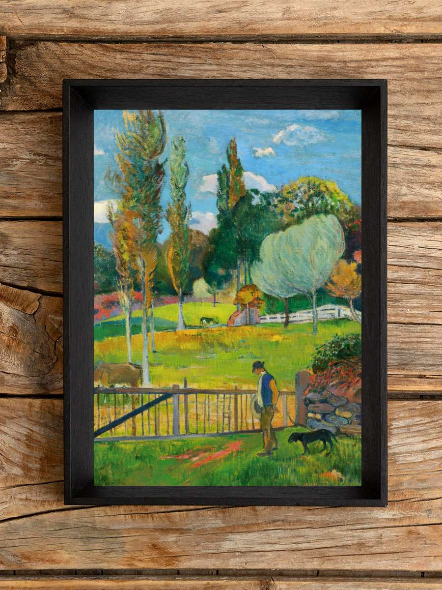 A Walk in The Park (Vintage… (Vintage Landscape) - Paul Gauguin Sanatsal Modern Tablo Siyah Çerçeveli Poster Modern Duvar Tablo