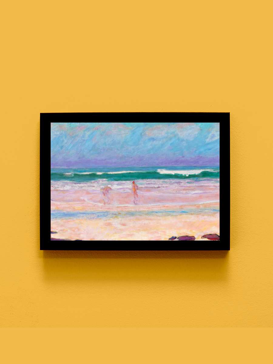 The Beach (Vintage Pastel… Pastel Seaside Nude) - Pierre… Sanatsal Modern Tablo Siyah Çerçeveli Poster Modern Duvar Tablo