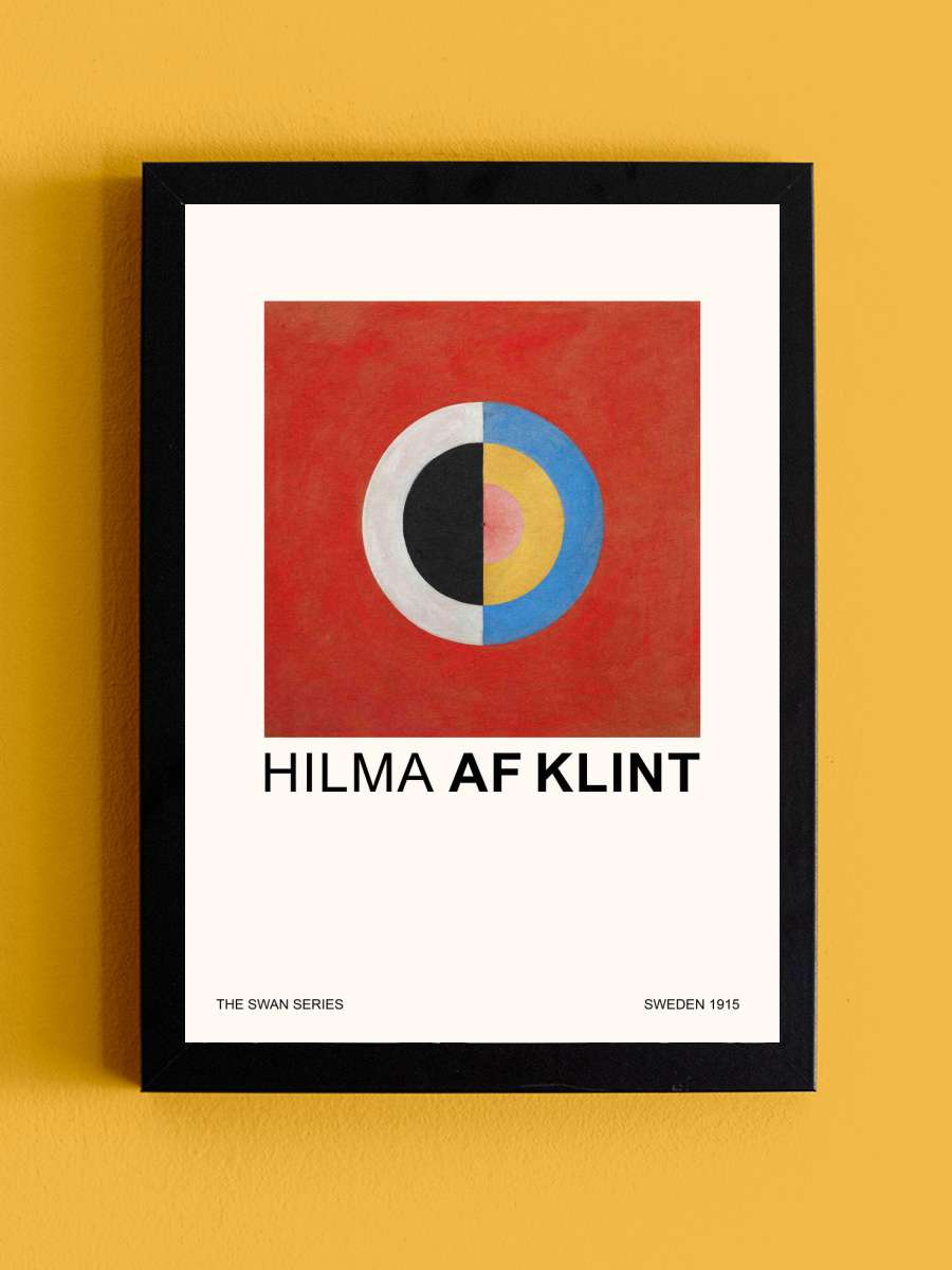 The Swan No.17 (Special Edition… Edition) - Hilma af Klint Sanatsal Modern Tablo Siyah Çerçeveli Poster Modern Duvar Tablo