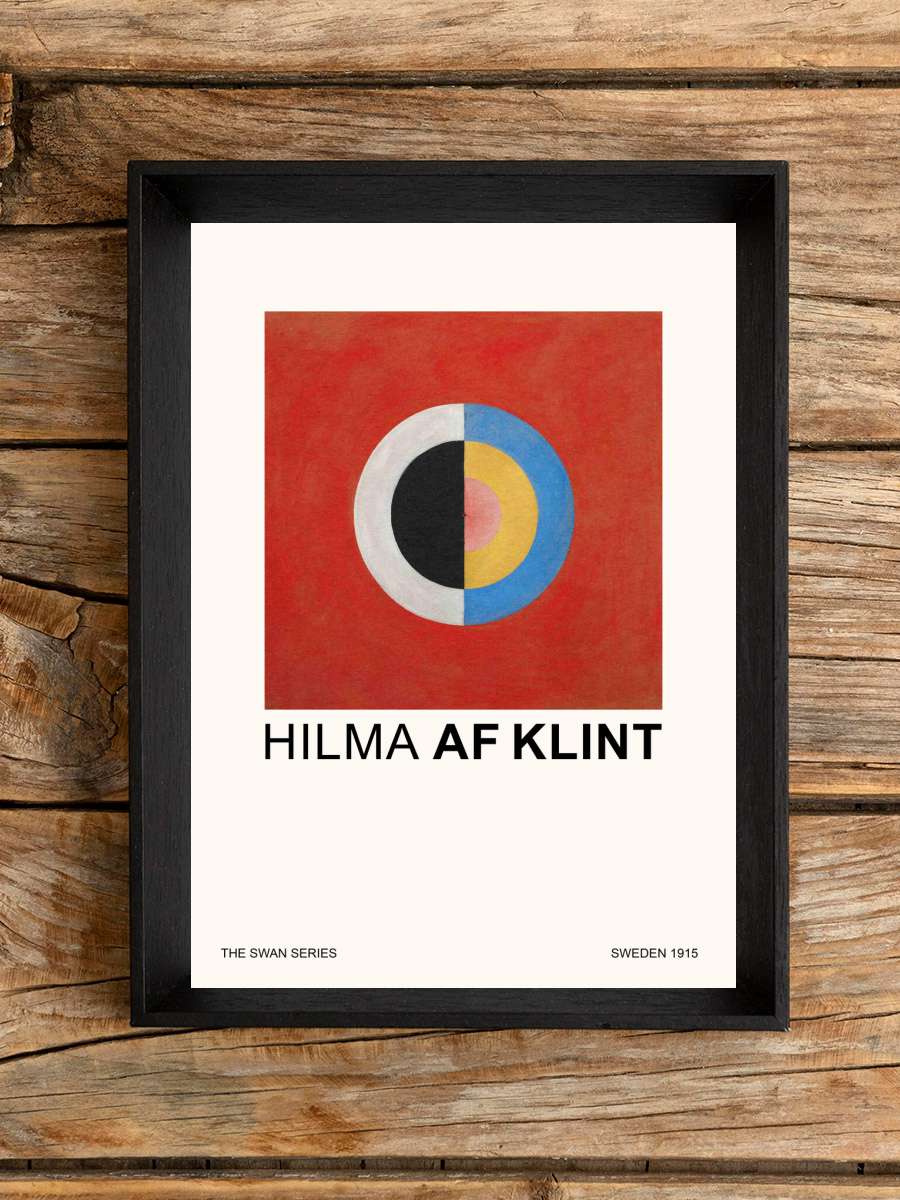 The Swan No.17 (Special Edition… Edition) - Hilma af Klint Sanatsal Modern Tablo Siyah Çerçeveli Poster Modern Duvar Tablo