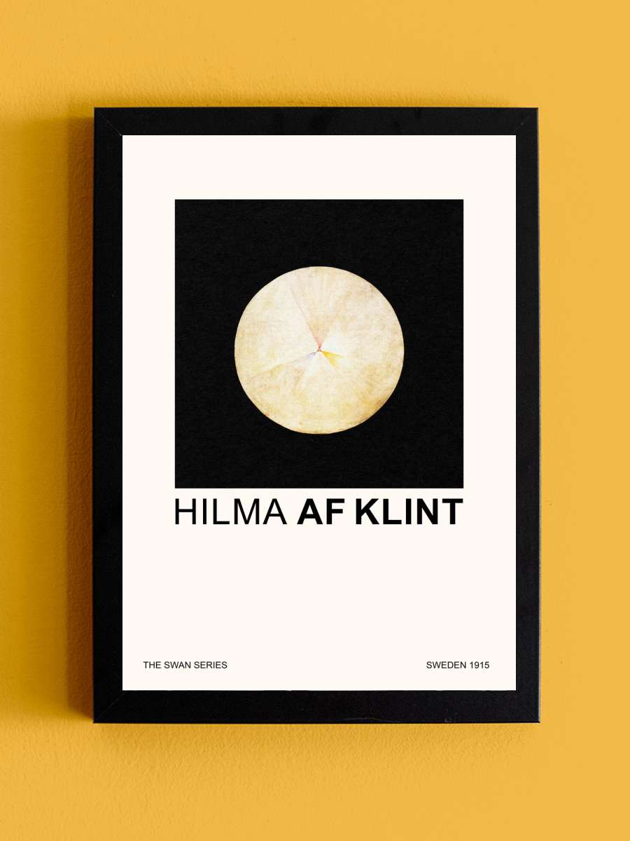 The Swan No.14 (Special Edition… Edition) - Hilma af Klint Sanatsal Modern Tablo Siyah Çerçeveli Poster Modern Duvar Tablo