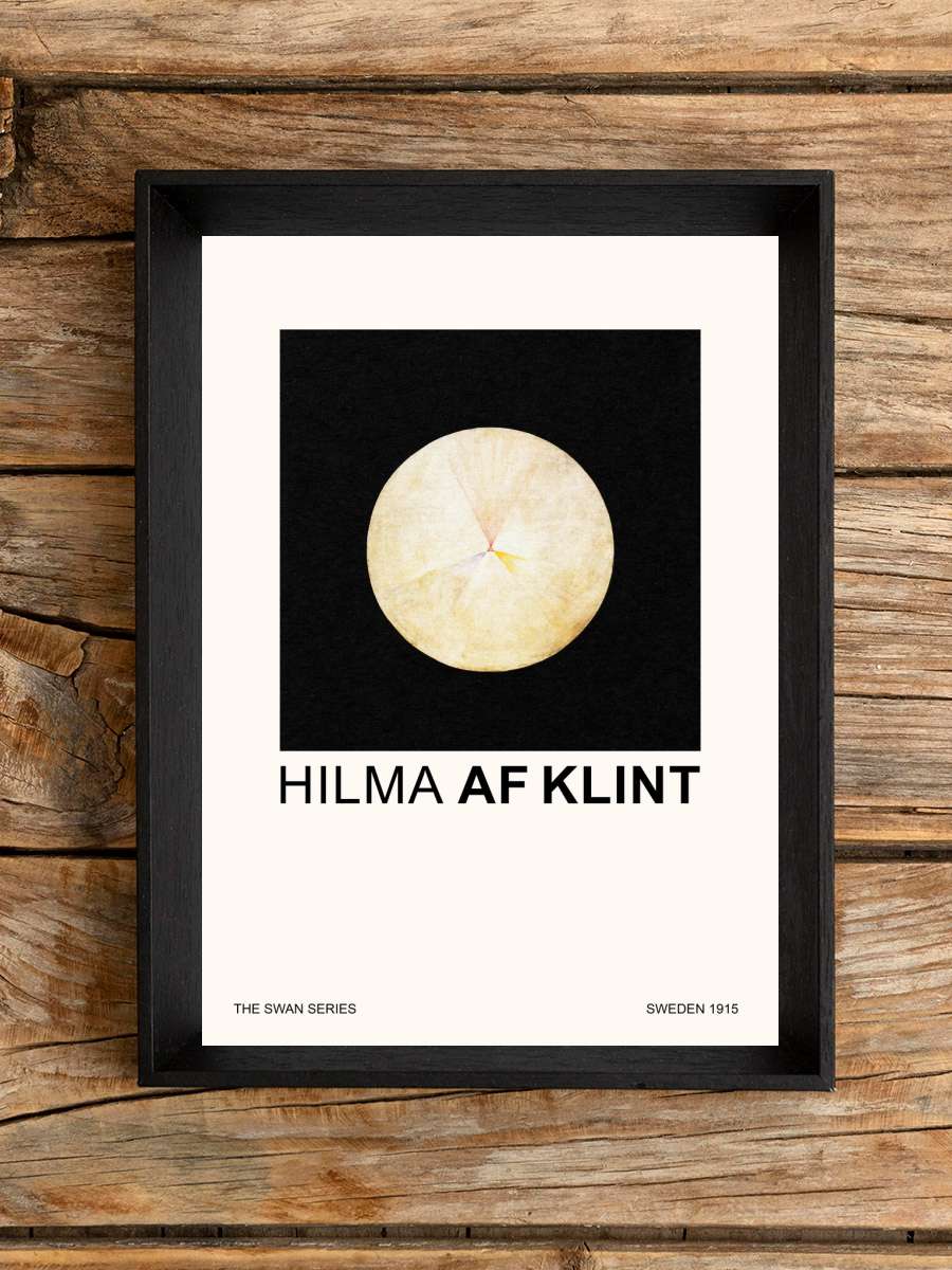 The Swan No.14 (Special Edition… Edition) - Hilma af Klint Sanatsal Modern Tablo Siyah Çerçeveli Poster Modern Duvar Tablo