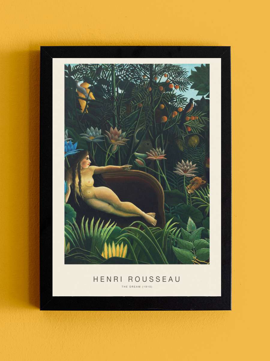 The Dream (Special Edition) -… - Henri Rousseau Sanatsal Modern Tablo Siyah Çerçeveli Poster Modern Duvar Tablo