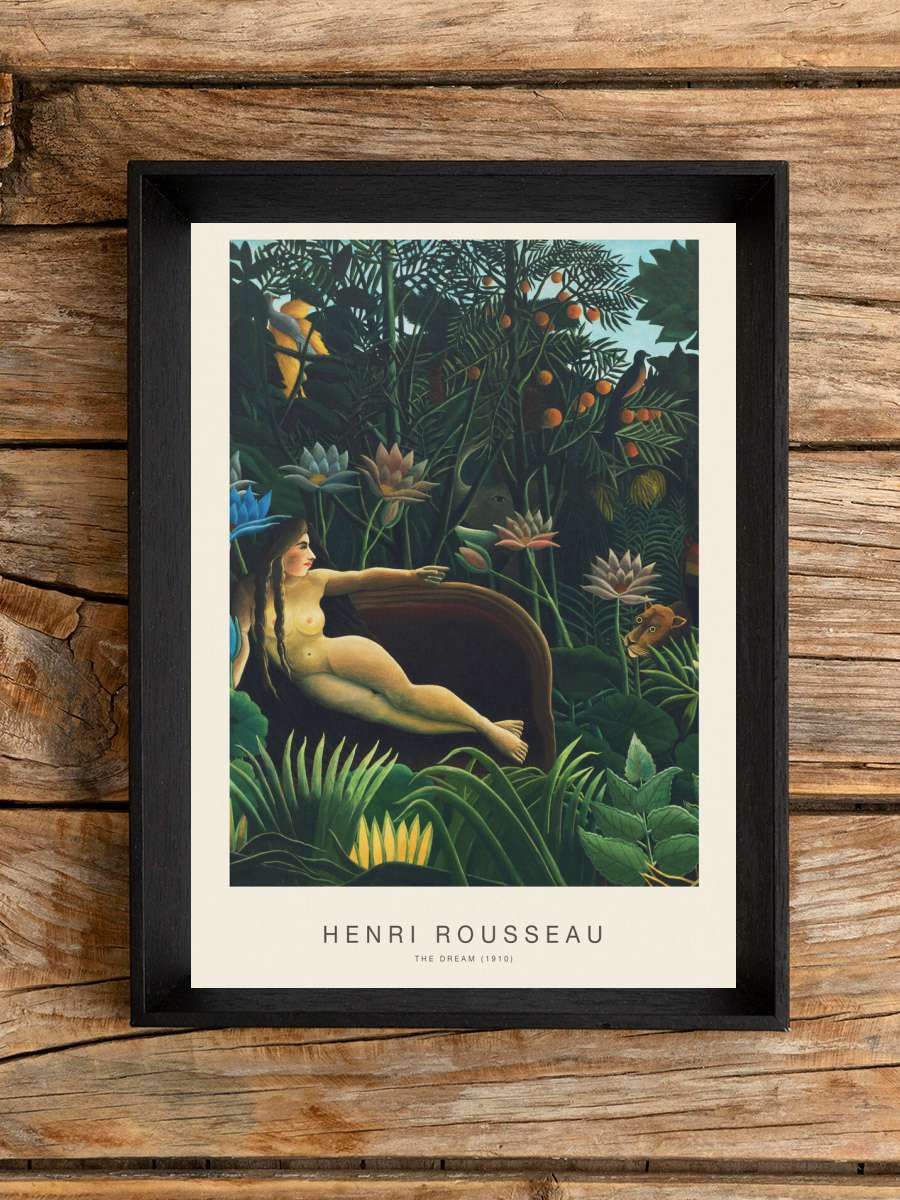 The Dream (Special Edition) -… - Henri Rousseau Sanatsal Modern Tablo Siyah Çerçeveli Poster Modern Duvar Tablo