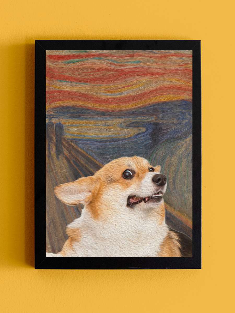 The Woof Sanatsal Modern Tablo Siyah Çerçeveli Poster Modern Duvar Tablo