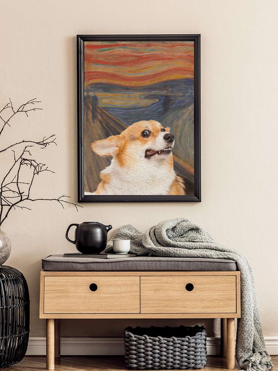 The Woof Sanatsal Modern Tablo Siyah Çerçeveli Poster Modern Duvar Tablo