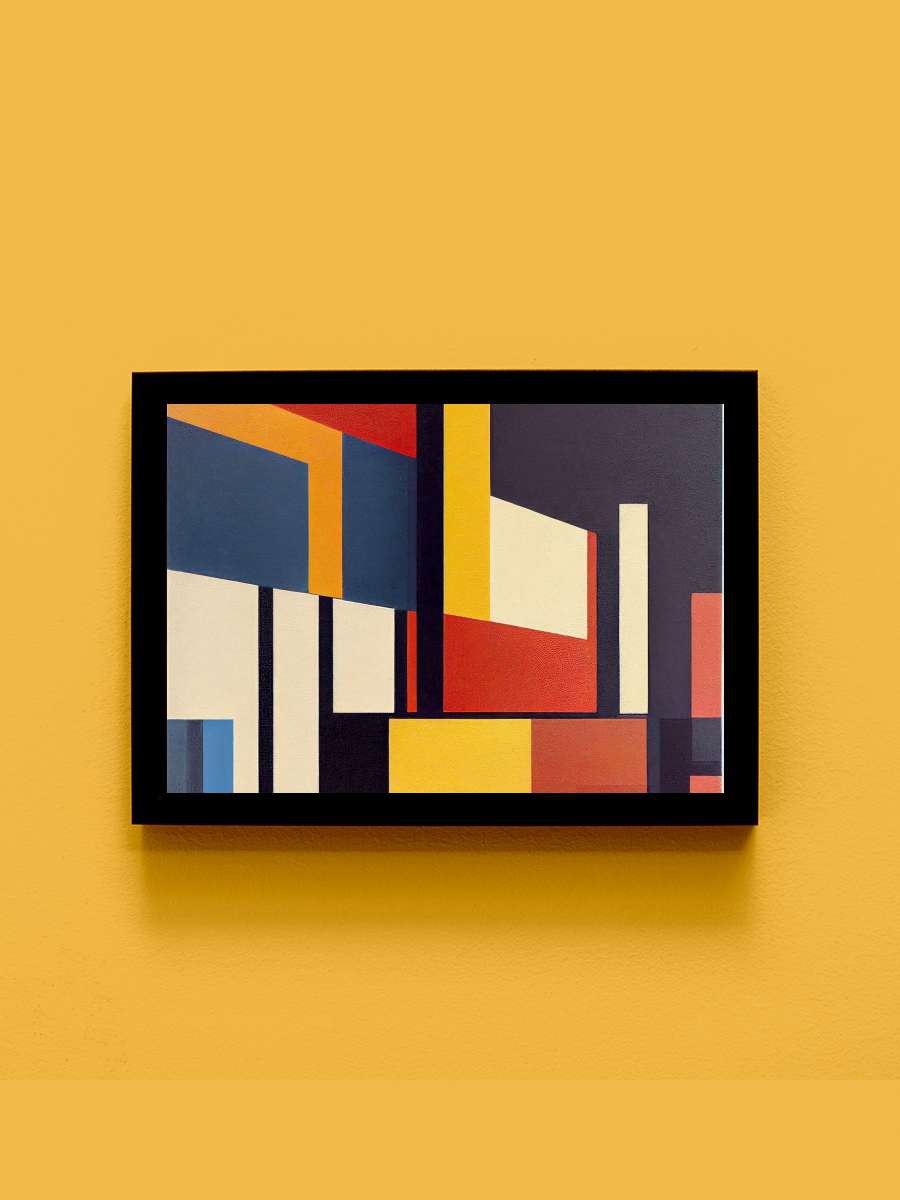 Mondrian paintings pattern… pattern style, Poster art prints Sanatsal Modern Tablo Siyah Çerçeveli Poster Modern Duvar Tablo