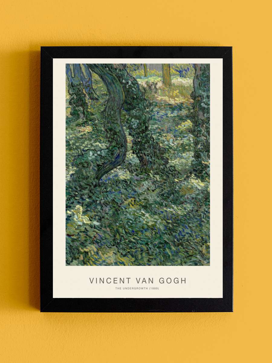 The Undergrowth (Rustic… (Rustic Woodland Trees) - Vincent van… Sanatsal Modern Tablo Siyah Çerçeveli Poster Modern Duvar Tablo