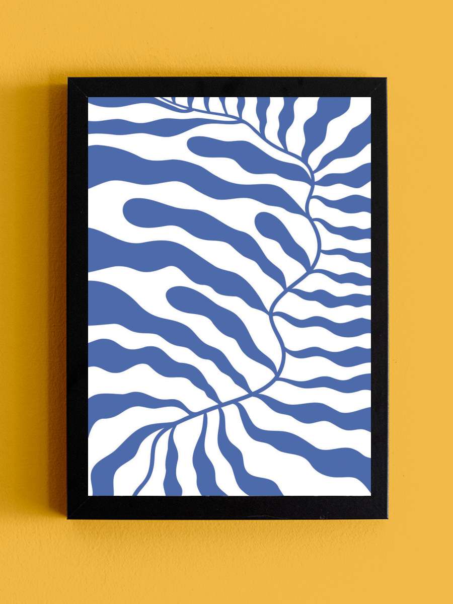 Henri Matisse Blue Algae Sanatsal Modern Tablo Siyah Çerçeveli Poster Modern Duvar Tablo