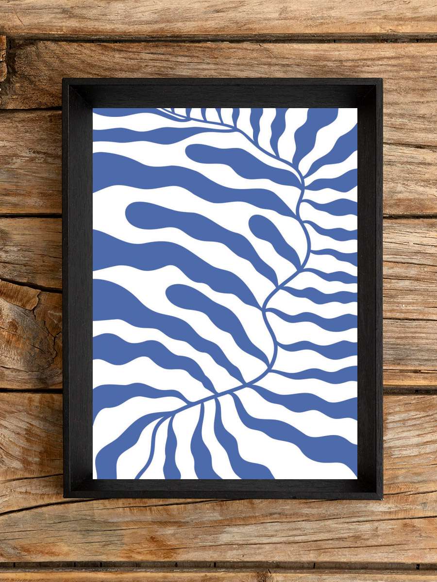 Henri Matisse Blue Algae Sanatsal Modern Tablo Siyah Çerçeveli Poster Modern Duvar Tablo