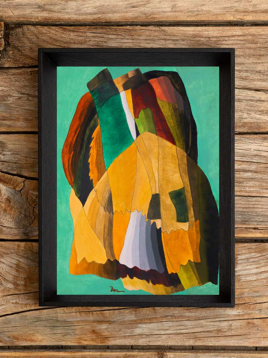 Shore Road (Abstract Painting)… Painting) - Arthur Dove Sanatsal Modern Tablo Siyah Çerçeveli Poster Modern Duvar Tablo