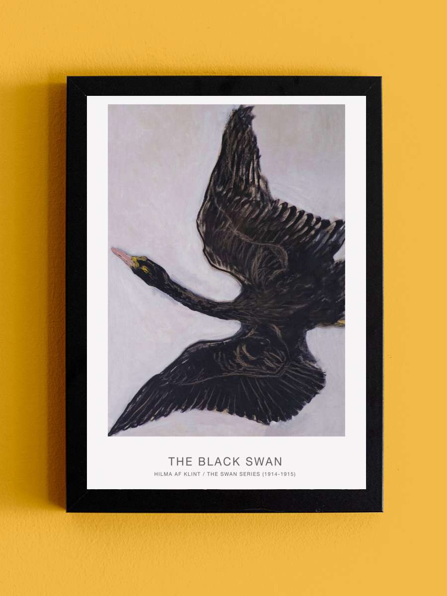 The Black Swan (Exhibition 2 of… of 2) - Hilma af Klint Sanatsal Modern Tablo Siyah Çerçeveli Poster Modern Duvar Tablo