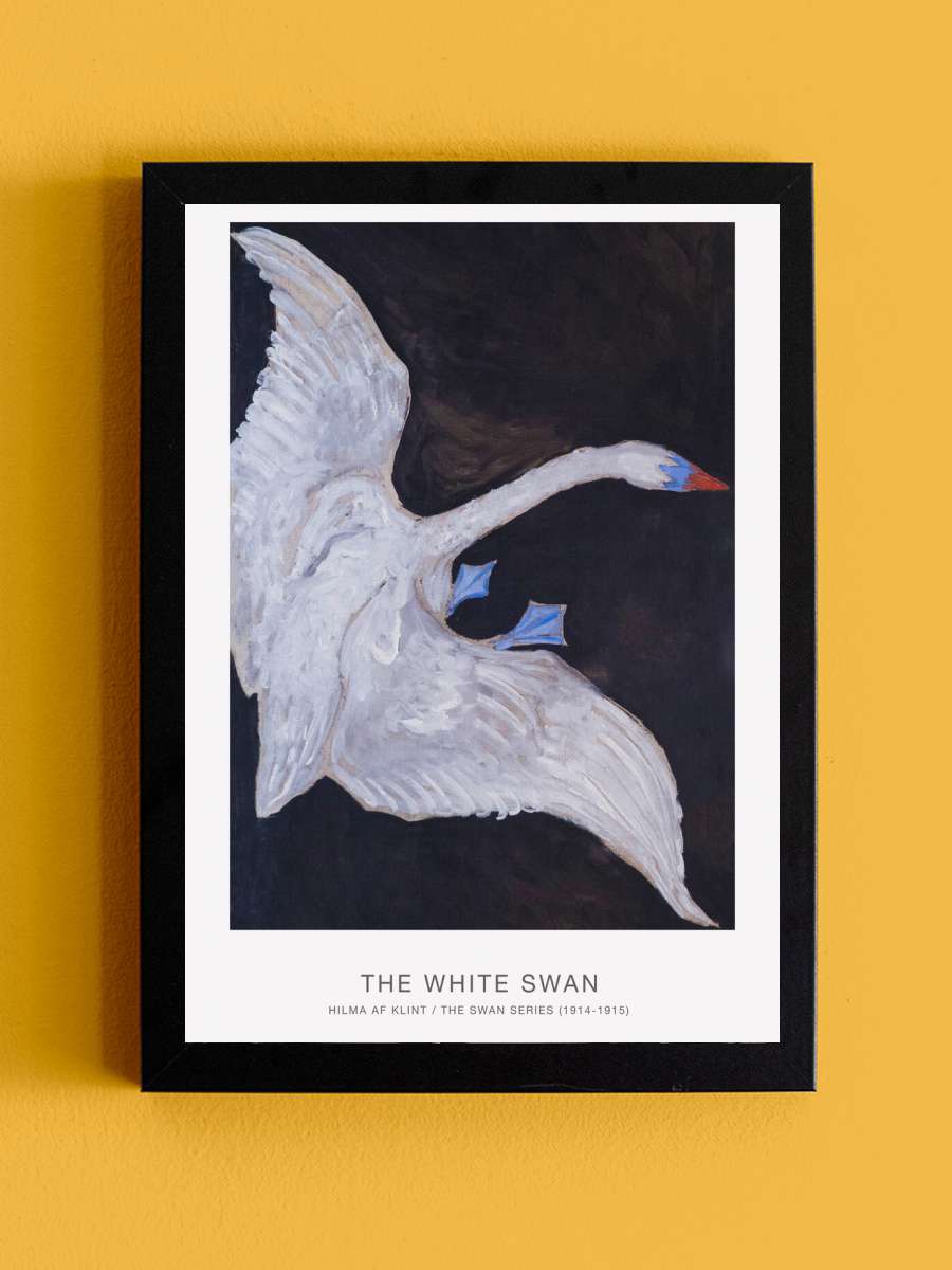 The White Swan (Exhibition 1 of… of 2) - Hilma af Klint Sanatsal Modern Tablo Siyah Çerçeveli Poster Modern Duvar Tablo