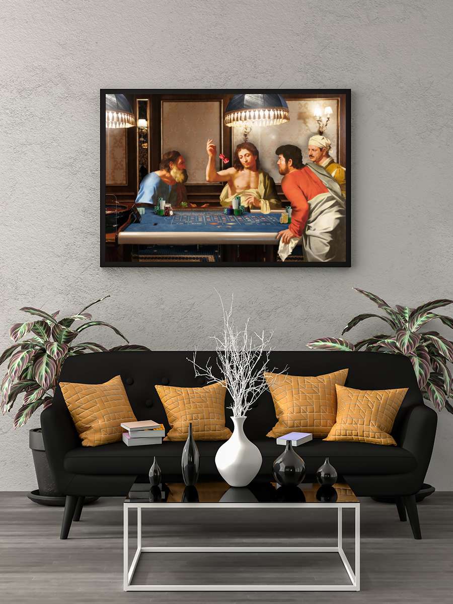 Casino Gang Sanatsal Modern Tablo Siyah Çerçeveli Poster Modern Duvar Tablo