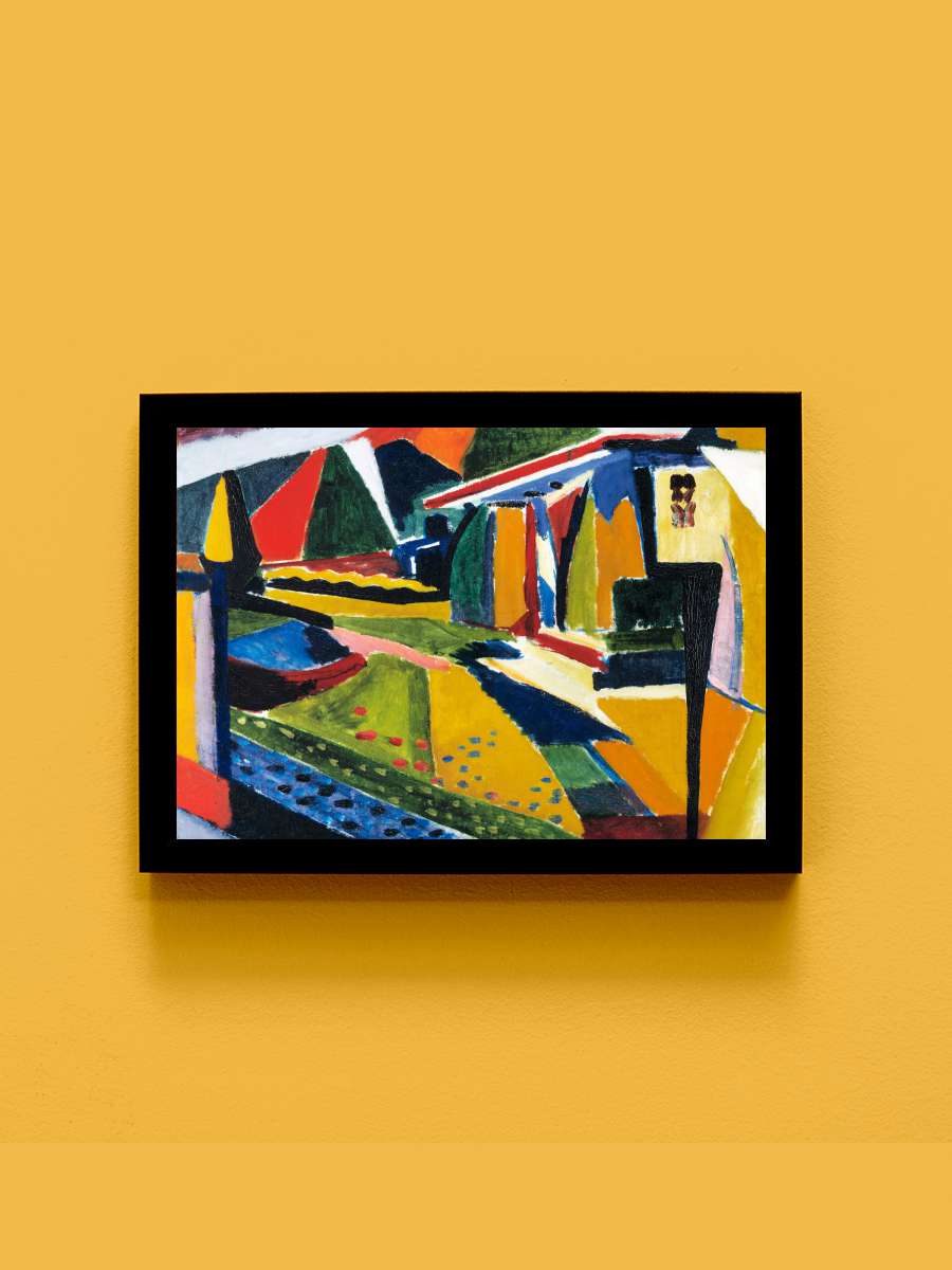 Abstract Landscape (Park) -… - Henry Lyman Saÿen Sanatsal Modern Tablo Siyah Çerçeveli Poster Modern Duvar Tablo