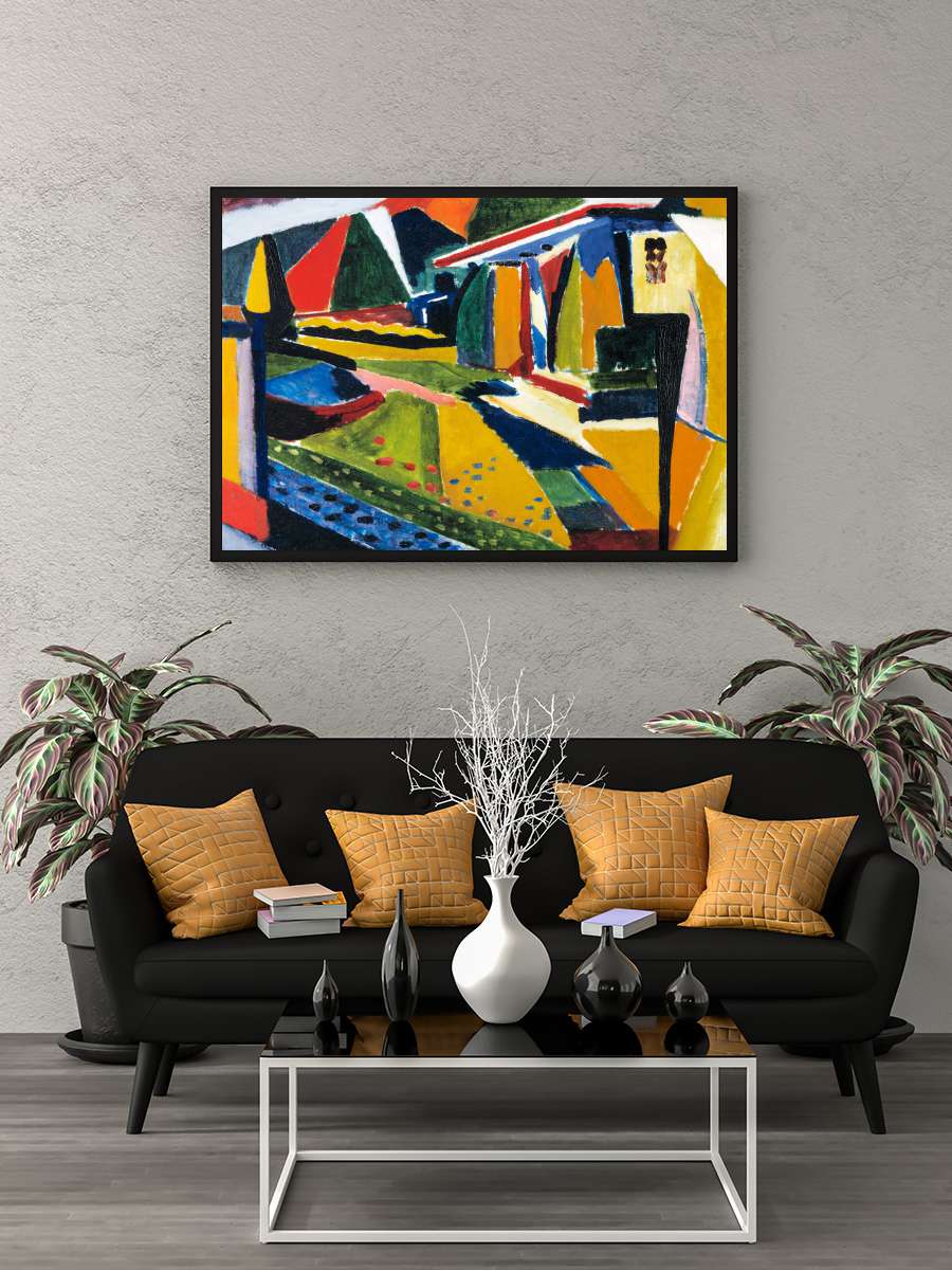 Abstract Landscape (Park) -… - Henry Lyman Saÿen Sanatsal Modern Tablo Siyah Çerçeveli Poster Modern Duvar Tablo